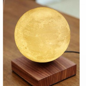drewniana magnetyczna lewitująca księżycowa lampa 6-calowa pływająca lampa księżycowa na prezent